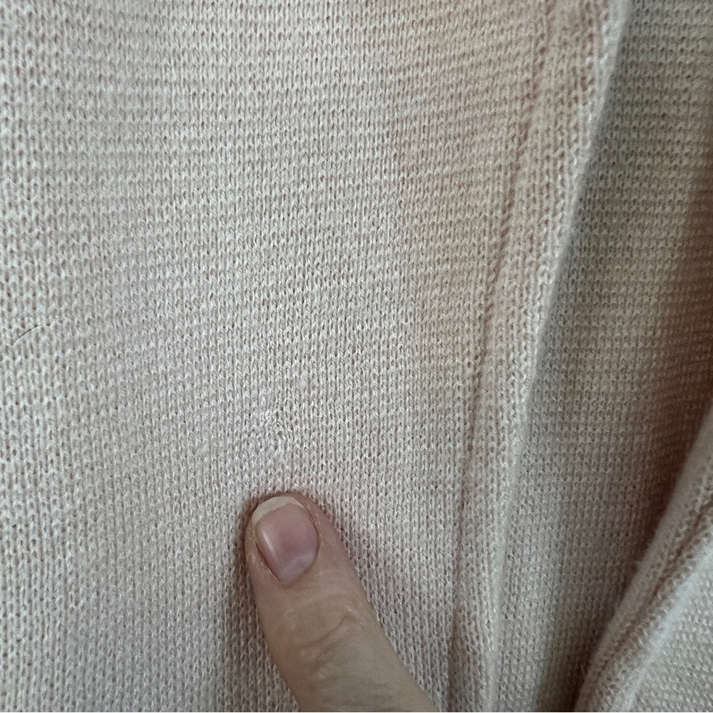 J.CREW 365 Sophie Open Front Knit Sweater Blazer Blush Pink Size Extra Small - Picture 8 of 13
